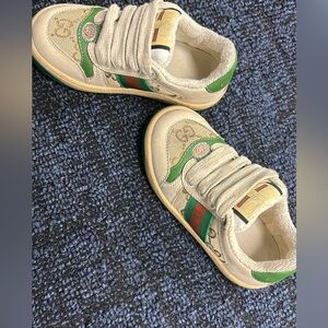 Toddler Gucci shoes worn 1 time still new 7c